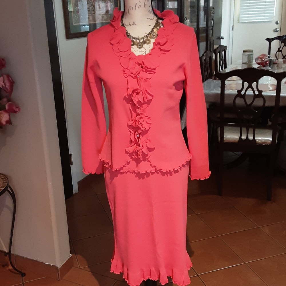 Vintage DANE LEWIS 3 Piece Set Pink - Picture 6 of 12